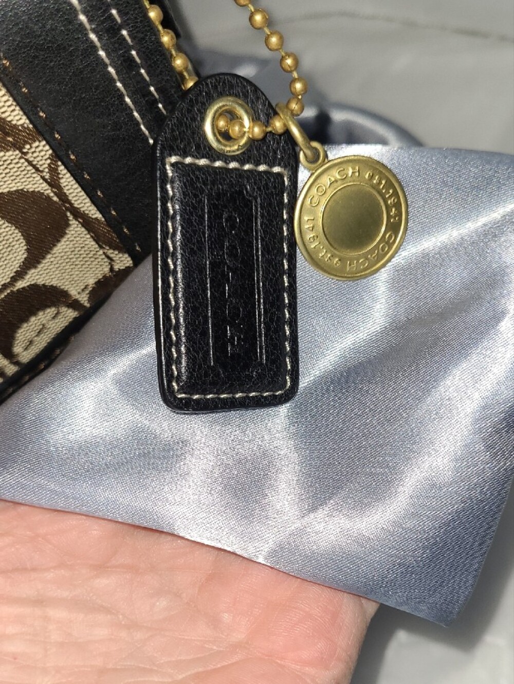 Coach Signature Legacy 65th Anniversary Shoulder Bag with Turnkock - Picture 11 of 12